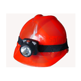 HELMET WITH HEAD LAMP